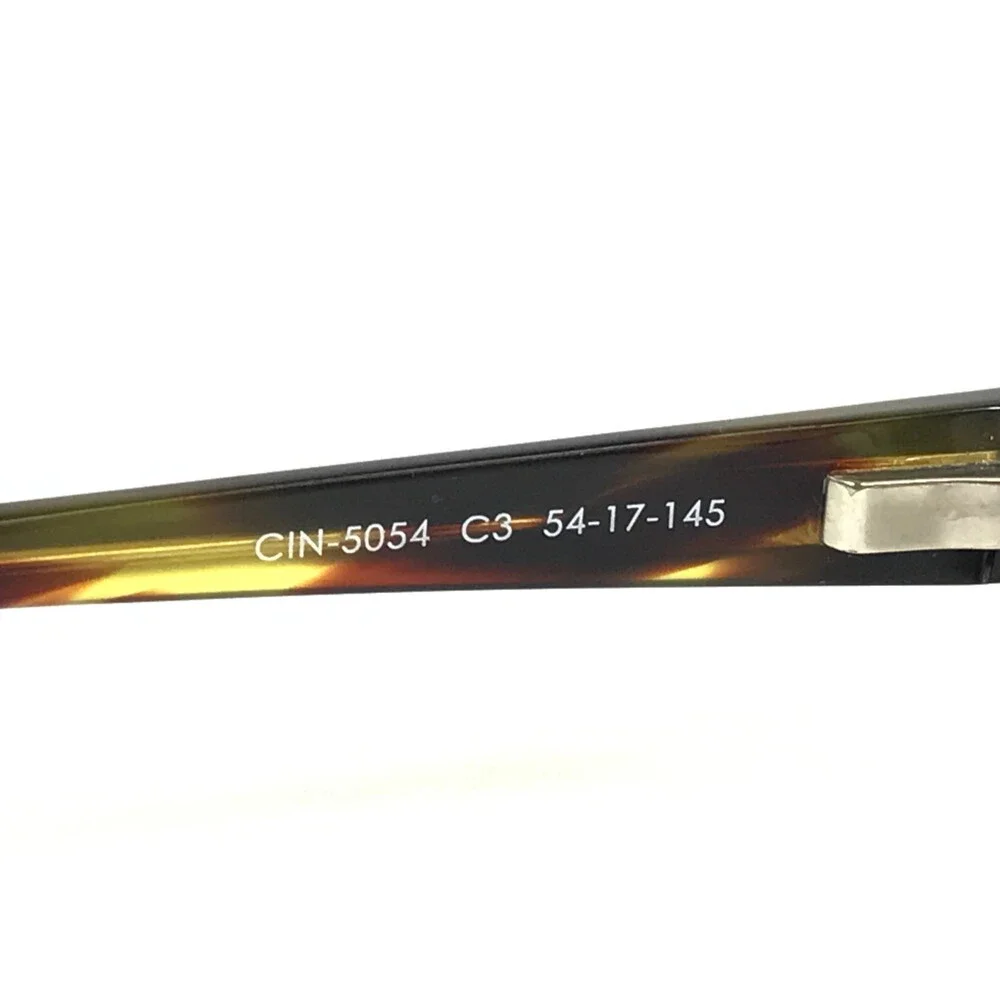 Cinzia Eyeglasses Frames CIN-5054 C3 Tortoise Rectangle Full Rim 54-17-145